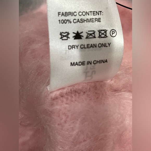 R13 Japanese Brushed Cashmere Dip Dyed Sweater - Pink Ombre. Size Medium $1855 - Picture 10 of 10